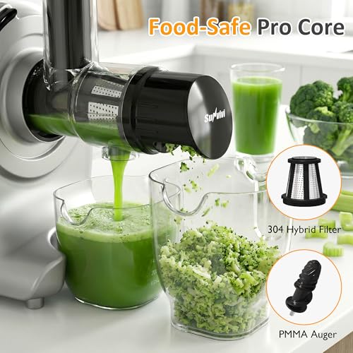 4-in-1 Multifunctional Stand Mixer, Electric Dough Mixer with 5.3 Quart Stainless Steel Bowl, Electric Stand Mixer for Baking & Home Cooking, with Meat Grinder, Juice Blender & Salad Maker (Silver)