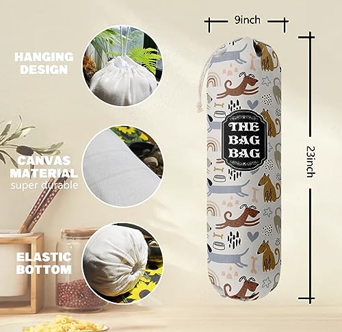 The Bag Bag Grocery Bags Holder Organizer (Dog 08)