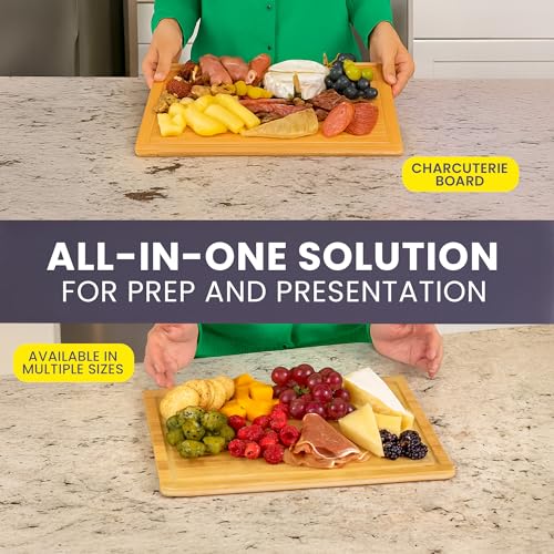 Small Bamboo Cutting Board (Glue-Free Surface - Rectangular)
