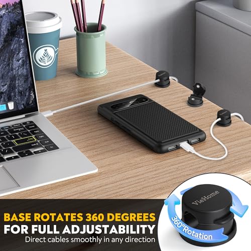 8 Pack Magnetic Cable Management Clips (8 Count)