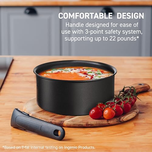 Ingenio Expertise Non Stick Cookware Set 14 Piece (Red / 14-Piece induction)