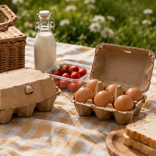 20 Pack Egg Cartons Cheap Bulk (6 Count, 20 Pack)