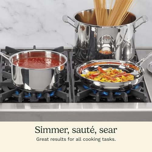 7 Piece Stainless Steel Pots and Pans Set (7-Piece)