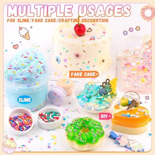 110g Non edible Slime Mix Ins Slime Add Ins (Muticolor)