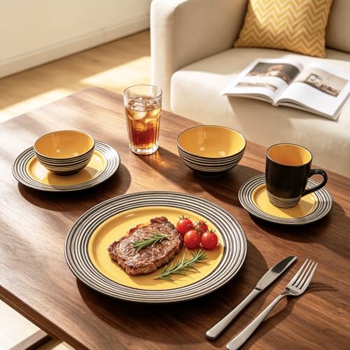 HomeVss 16 Piece Dinnerware Set