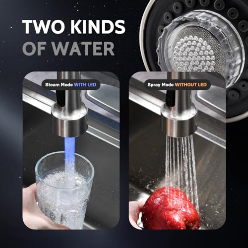 LED Kitchen Faucet (Brushed Nickel)