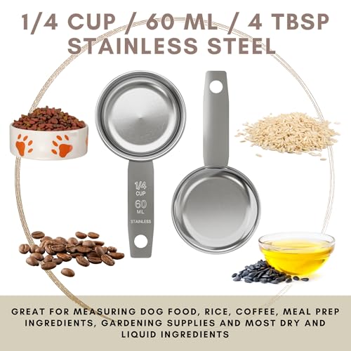1 4 Cup Stainless Steel Measuring Cup (1/4 Cup)
