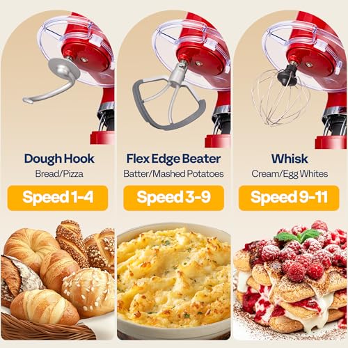 Stand Mixer with Dough Proofing (Smart Presets / Red)
