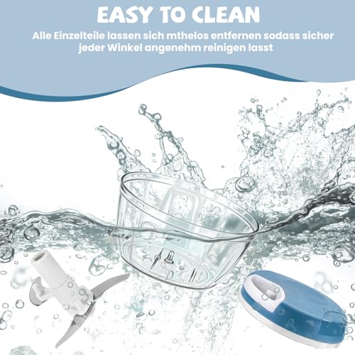 Manual Food Chopper (500ML-BLUE)