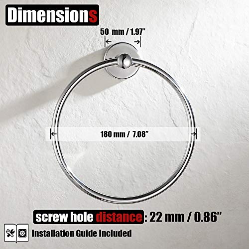 Chrome Towel Ring (Chrome)
