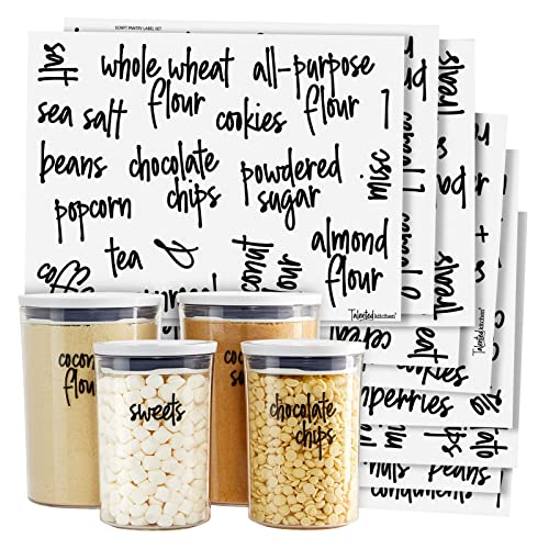 Pantry Labels for Food Containers (157 Count)