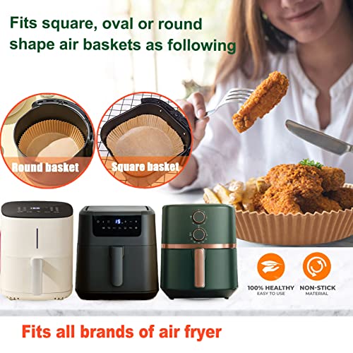 Large Air Fryer Liners Disposable Round