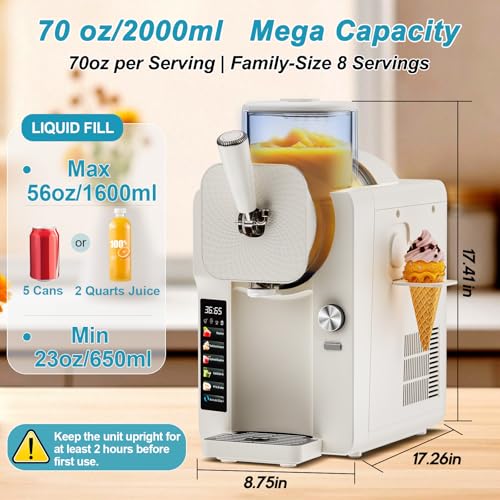 Ice Cream Maker (White / 70 oz)