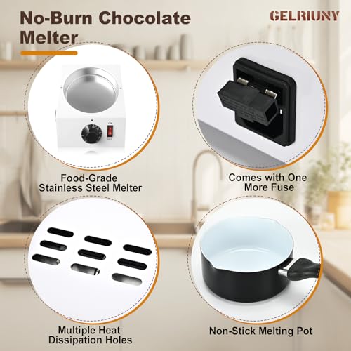 2026 Upgrade Chocolate Melting Pot (Single Pot)