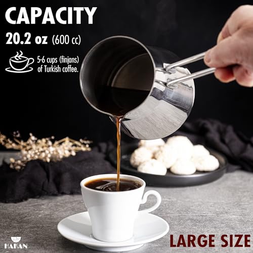 Turkish Coffee Pot (6 Servings- 20.2 oz)