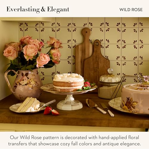Enamel Tall Vase (Mauve Wild Rose)