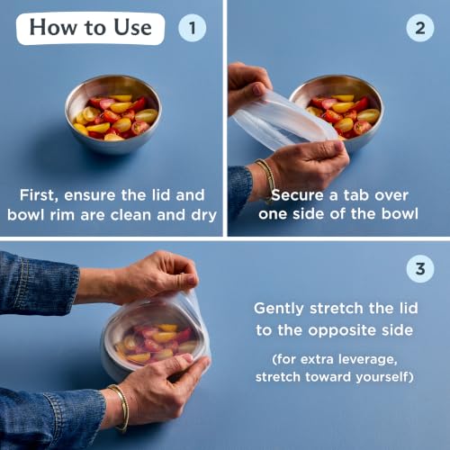 Reusable Silicone Stretch Lids (Variety 4-Pack)