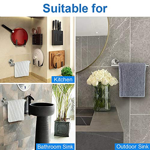 Hand Towel Holder (Brushed Nickel / 9 In-Round)