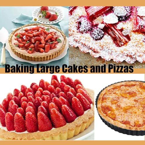 Tart Pan 9 Inch Tart Pans Removable Bottom (9.5 X 1.2 Inch)