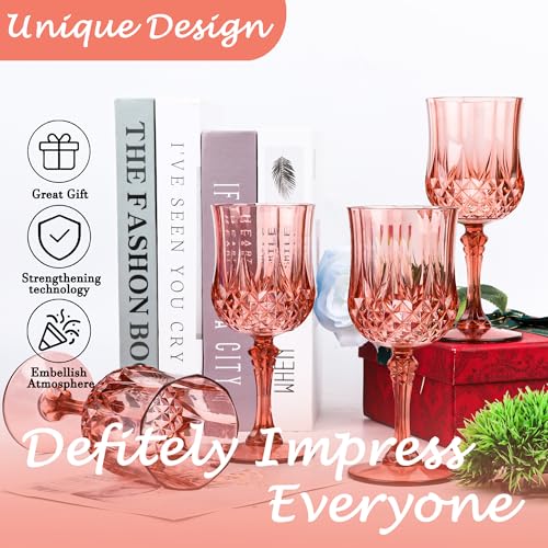 48Pack Plastic Wine Glasses (48 Count)
