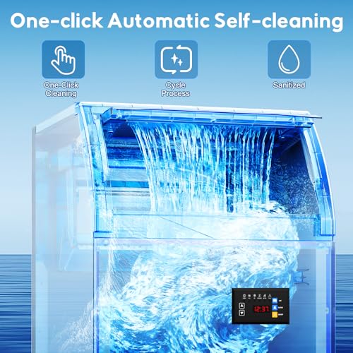 Commercial Gourmet Ice Maker Machine (115Lbs/24H-Gourmet Ice)