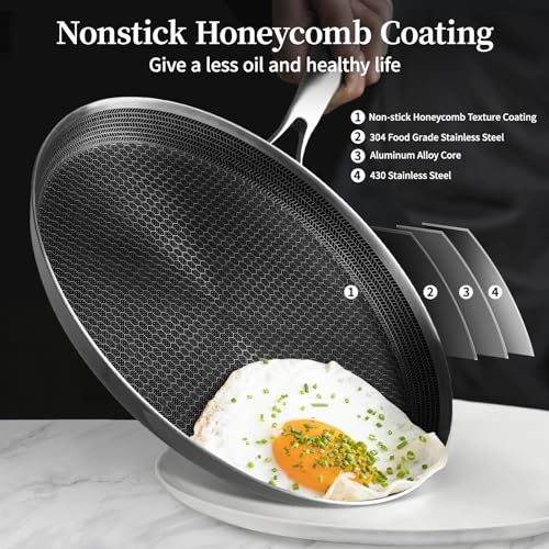 11 Inch Nonstick Crepe Pan (11 Inch / Silver)