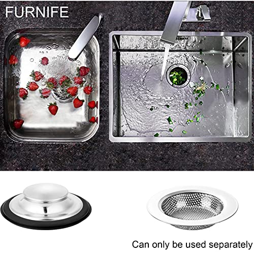 Kitchen Sink Strainer and Sink Stopper (3 PCS)