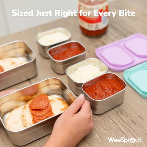 Stainless Steel Lunch Box Set (Matte Green)