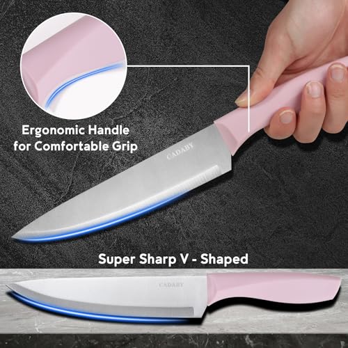 19 PCS Pink Kitchen Cooking Utensils Set Kitchen Tools Set (Pink)