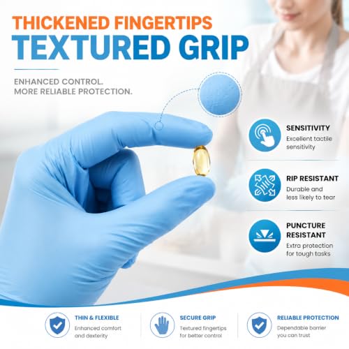 Heavy Duty Nitrile Gloves (1000 Count)