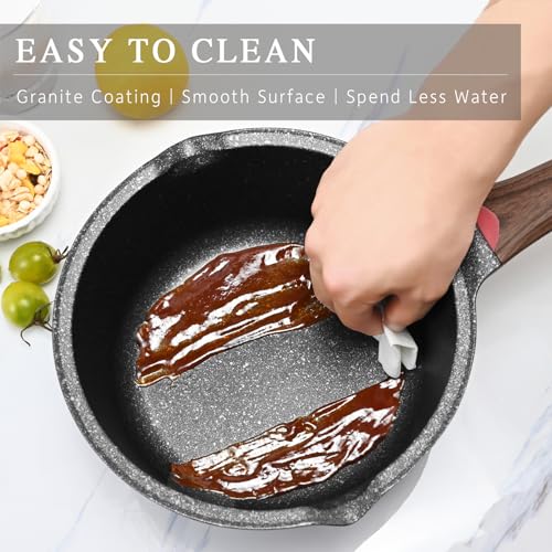 3QT Nonstick Saucepan (Black / 3 Quarts)