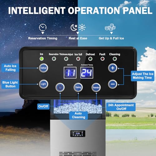Ice Maker Machine Commercial (150Lbs/24H-LMC55)