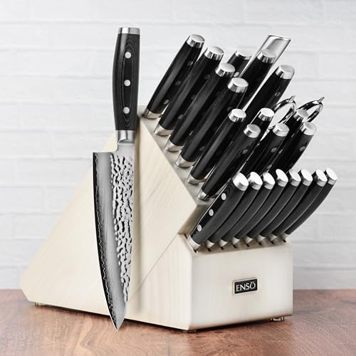 Knife Set Made in Japan (Gray Ash Knife Block)