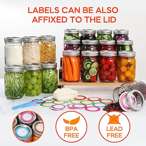 16oz Regular Mouth Mason Jars (Silver Split Lids-16oz)