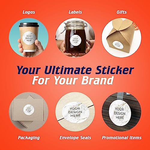 Custom Vinyl Stickers Your Image (100 Count)