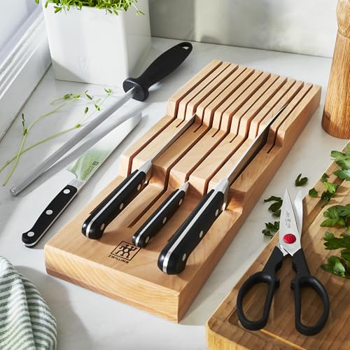 12 Slot In Drawer Knife Block (Natural / 12 slot)