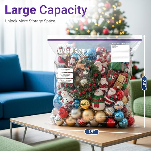 5 Gallon Extra Large Storage Bags (100 Count)
