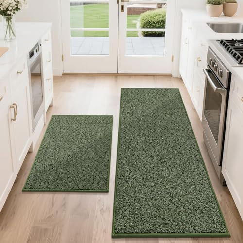 Kitchen Rugs Set of 2 Non (13.9904 Sq Ft)