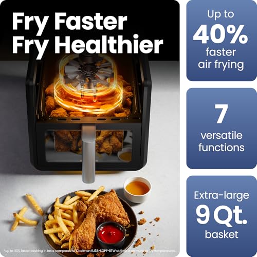 Air Fryer 9 Qt (9 quarts / Stainless steel)