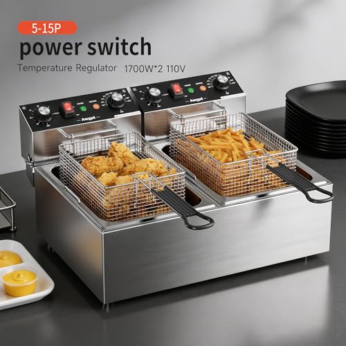 Commercial Electric Deep Fryer (20L)
