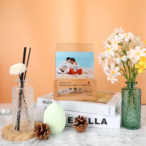 Glass Bud Vase (Amber / Small Vase(6 Pcs))