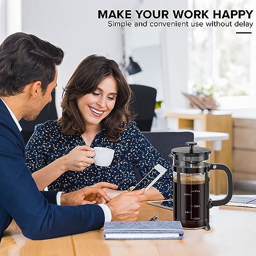 French Press Coffee Maker 21oz (Black / 21oz)