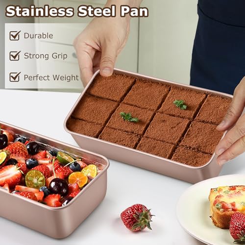 Loaf Pans for Bread Baking (Rose Gold / Medium)