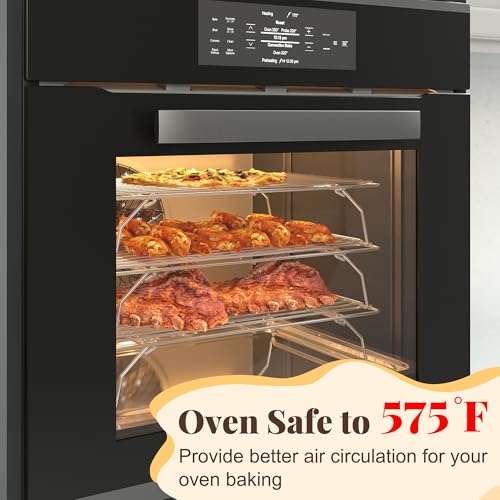 3 Tier Stackable Cooling Racks for Cooking and Baking