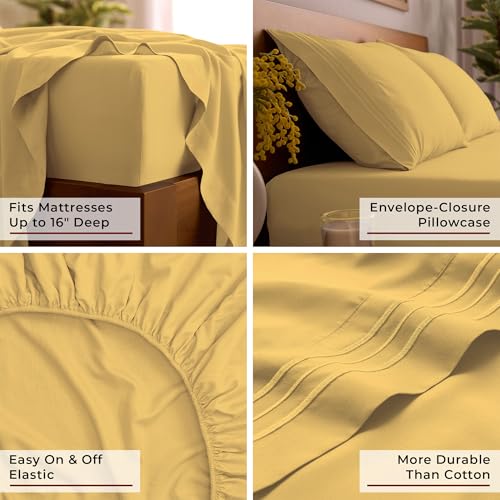 Iconic 4 Piece (1182 Yellow / Queen)