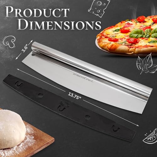 13.8 Inch Pizza Cutter Rocker Blade (13.8")