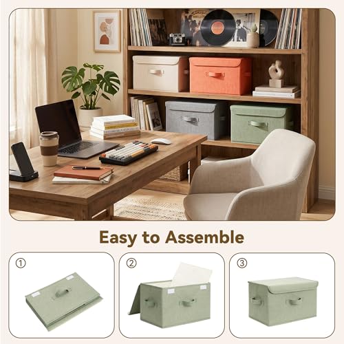 Memory Keepsake Storage Box (Mixed Colors / Large-4 Pack)