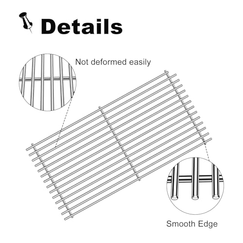 Grill Grates Replacement for DCS Grill Parts 54801 DCS 36 (SILVER 7mm)