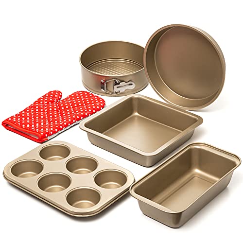 5 Piece Baking Pans Set (Copper)