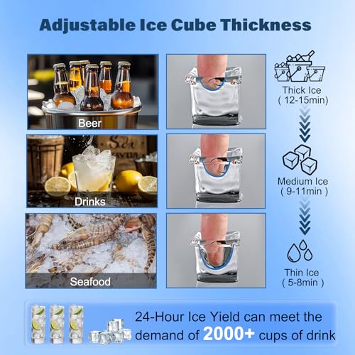 Commercial Ice Maker Machine (500Lbs/24H)